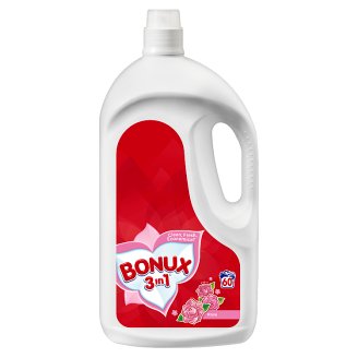 Bonux Rose folyékony mosószer 3.9L 60 mosáshoz