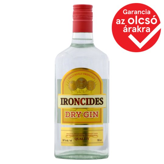 Ironcides Dry gin 38% 700 ml