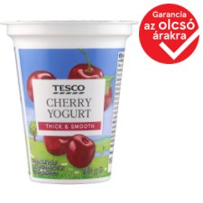 Tesco cseresznyés joghurt 150 g