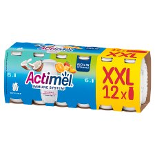 Danone Actimel kókuszízű és vegyes gyümölcsízű zsírszegény joghurtalapú ital 12 x 100 g (1,2 kg)