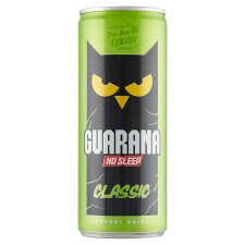 Guarana No Sleep Classic tuttifrutti ízű, szénsavas, alkoholmentes ital 250 ml
