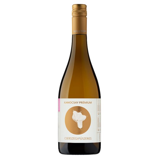 Hilltop Prémium Neszmélyi Cserszegi Fűszeres száraz fehérbor 12% 75 cl
