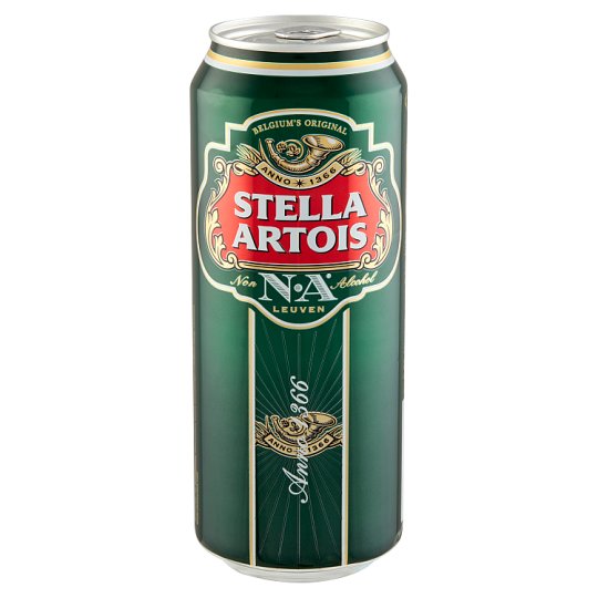 Stella Artois NonAlcoholic Lager Beer Max. 0,5 0,5 l Tesco Online
