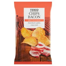 Tesco bacon ízű burgonyachips 150 g