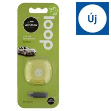 Aroma Car Loop Gel Lemon Car Air Freshener