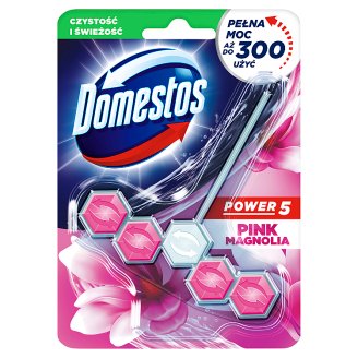 Domestos Power 5 Pink Magnolia WC frissítő blokk 55 g