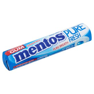 Mentos Pure Fresh mentolos ízű rágógumi édesítőszerrel 15,5 g