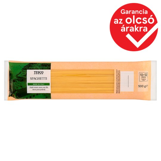 Tesco Spaghetti Durum Dry Pasta 500 g