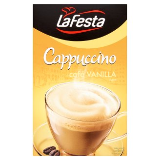 La Festa Cappuccino vanília ízű instant kávéitalpor 10 db 125 g
