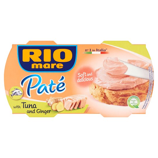 Rio Mare Paté kenhető pástétom tonhallal és gyömbérrel 2 x 84 g