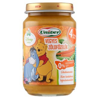 Univer vegyes zöldfőzelék zöldségpüré a bébinek 4 hónapos kortól 163 g