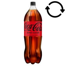 Coca Cola Zero Cola Flavoured Energy-Free Carbonated Soft Drink with Sweeteners 2,25 l