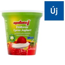 Mizo Update1 élőflórás epres joghurt gyümölcsdarabokkal, édesítőszerekkel 125 g
