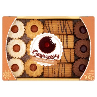 Cukrászkirály linzer válogatás 500 g