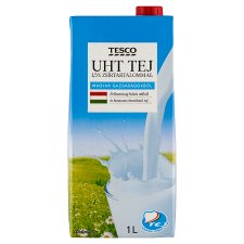 Tesco UHT Low-Fat Milk 1,5% 1 l