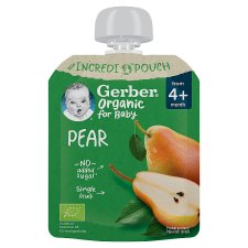 Gerber bio körte gyümölcspüré, 4 hónapos kortól 80 g