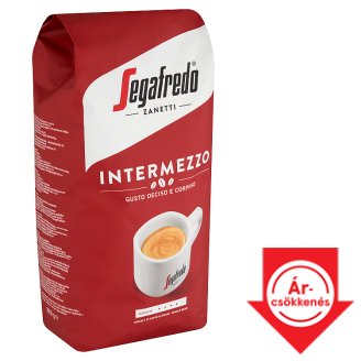 Segafredo Zanetti Intermezzo Una Pausa di Piacere szemes, pörkölt kávé 1000 g