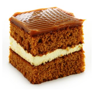 Tejkaramellás tortaszelet