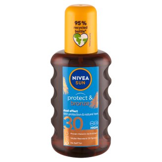 NIVEA SUN Protect & Bronze barnulást támogató napolaj spray FF30 200 ml