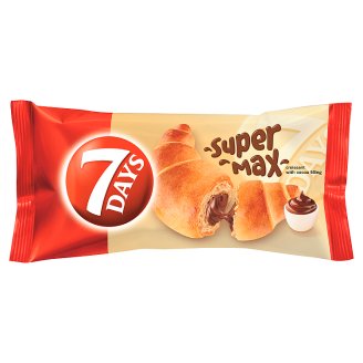 7DAYS Super Max croissant kakaós töltelékkel 110 g