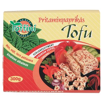 Toffini Tofu pritaminpaprikás szójakészítmény chilivel 300 g