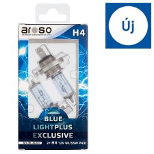 Aroso Blue Lightplus Exclusive H4 12V 60/55W P43t Bulbs 2 db