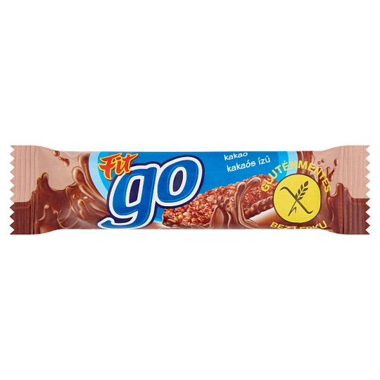 Fit Go gluténmentes müzliszelet kakaós bevonatban 23 g