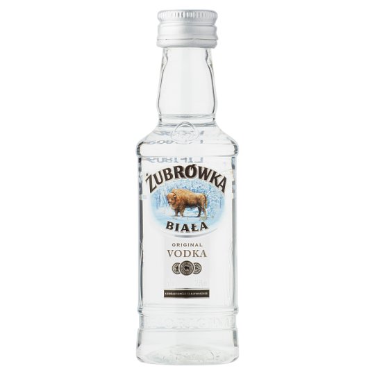 Zubrowka Biala vodka 37,5% 0,05 l