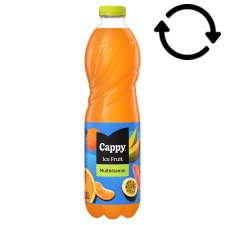 Cappy Ice Fruit Multivitamin Non-Carbonated Mixed Fruit Drink with Mangosteen Flavour 1,5 l