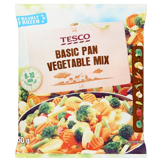 Tesco Quick-Frozen Basic Pan Vegetable Mix 750 g - Tesco Groceries