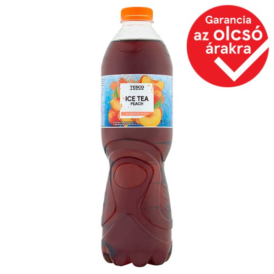 Tesco Ice Tea őszibarack ízű üdítőital fekete tea kivonattal 1,5 l