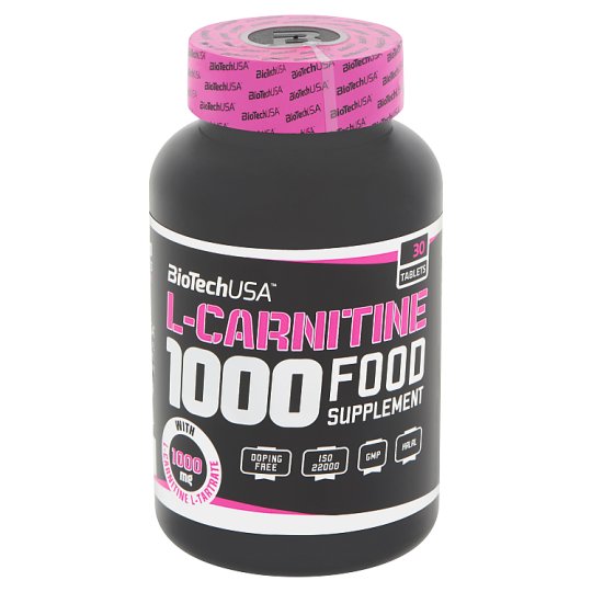 BioTechUSA L-Carnitine 1000 étrend-kiegészítő tabletta 30 db 60 g