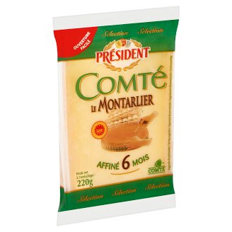 Président Comté zsíros, kemény sajt 220 g
