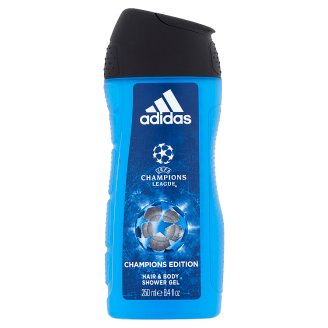 Adidas UEFA Champions League Champions Edition tusfürdő és sampon egyben férfiaknak 250 ml