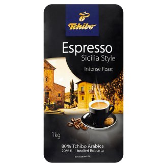 Tchibo Espresso Sicilia Style szemes, pörkölt kávé 1 kg