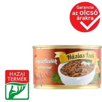 Házias Ízek lencsefőzelék sertéshússal 400 g