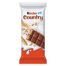 Kinder Country tejcsokoládé szelet gabonapelyhes és tejes töltéssel 23,5 g