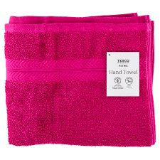 Tesco Home Raspberry Color Hand Towel 50 cm x 90 cm