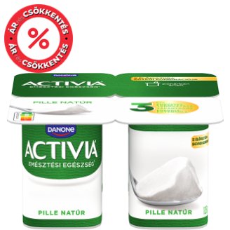 Danone Activia Pille élőflórás, natúr joghurt 4 x 125 g