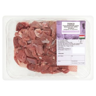 Tesco friss kicsontozott, kockázott pulyka felsőcomb 0,600 kg