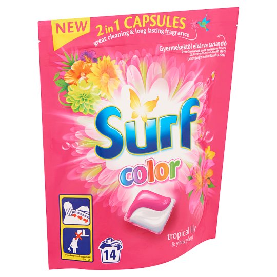 SURF Tropical Lily & Ylang Ylang Washing Capsules 14 pcs