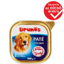 Brunos pástétom marhával teljes értékű állateledel felnőtt kutyák számára 300 g