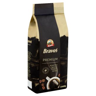 Bravos Premium pörkölt szemes kávé 1000 g