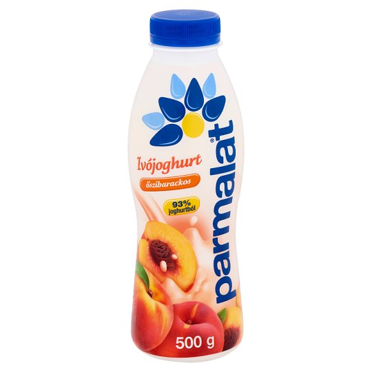 Parmalat Low Fat Peach Yoghurt Drink 500 G Tesco Groceries