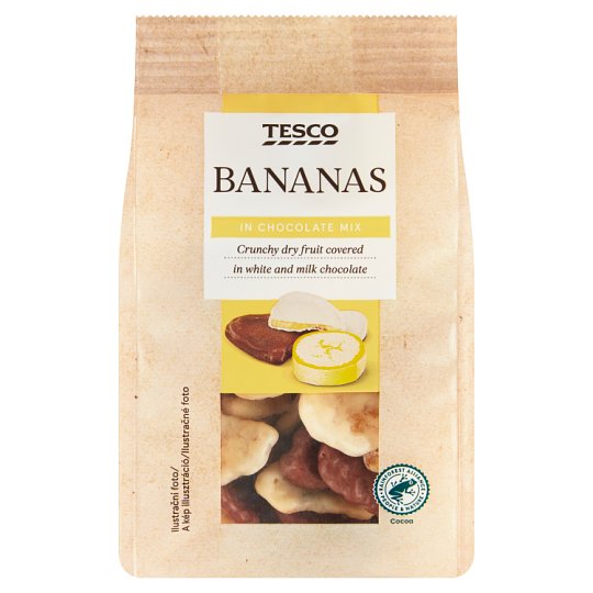 Tesco Bananas in Chocolate Mix 120 g Tesco Online, Tesco From Home