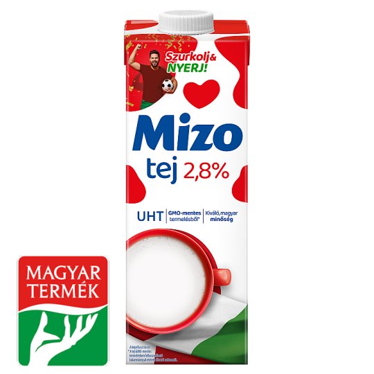 Mizo UHT félzsíros tej 2,8% 1 l