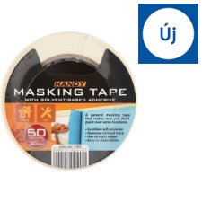 Handy Masking Tape with Solven-Based Adhesive 50 m