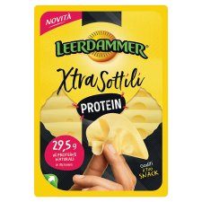 Leerdammer Finesse Protein Sliced Semi-Fat Semi-Soft Cheese 80 g