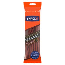 Snack !t exkluzív sertés cabanossi 120 g