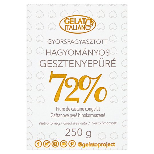 Gelato Italiano gyorsfagyasztott hagyományos gesztenyepüré 250 g